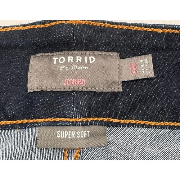 Torrid Feel The Fit Jegging Skinny‎ Super Soft Jeans High Rise Size 16 Regular - Picture 8 of 9